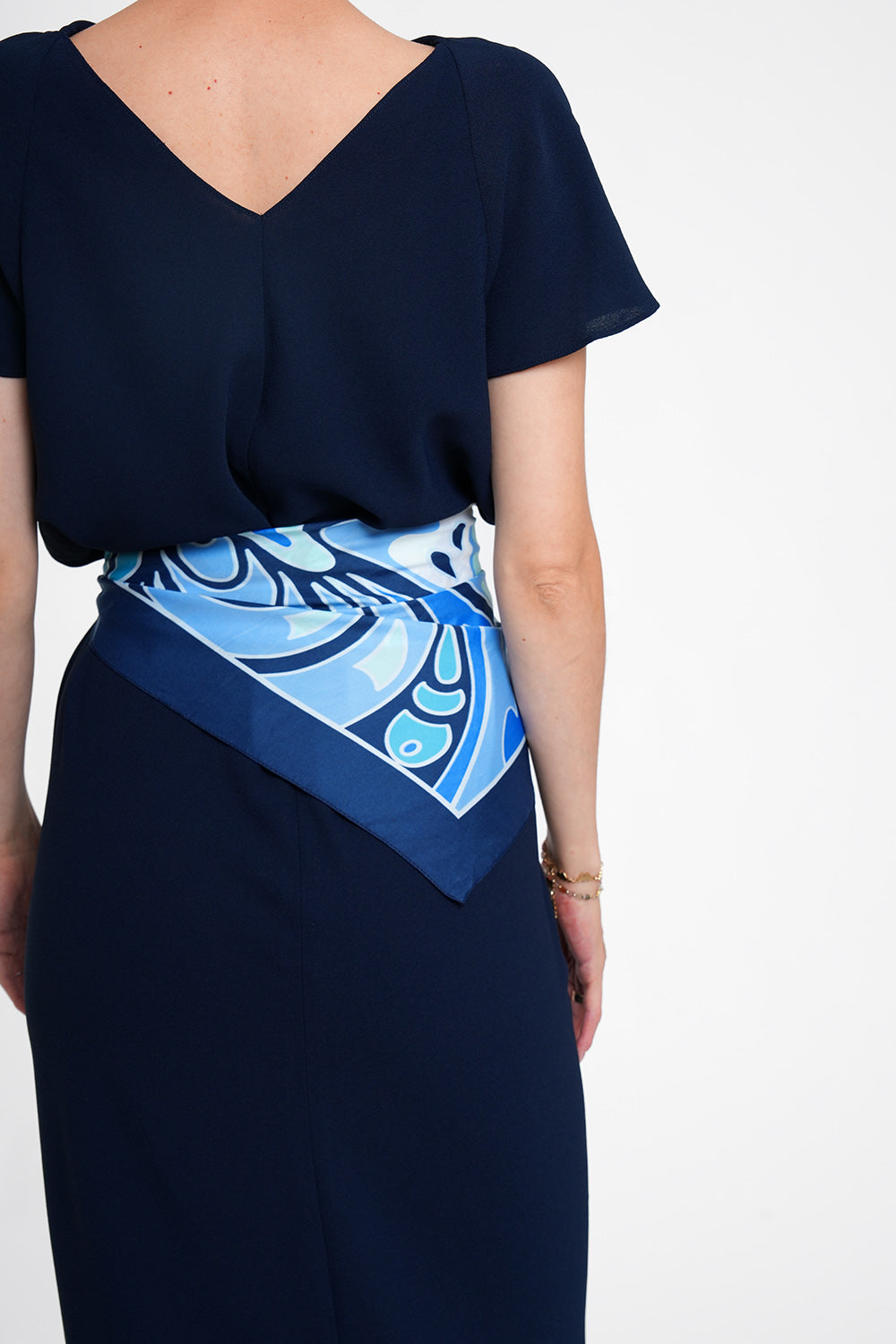 Aquis Dress - dark blue