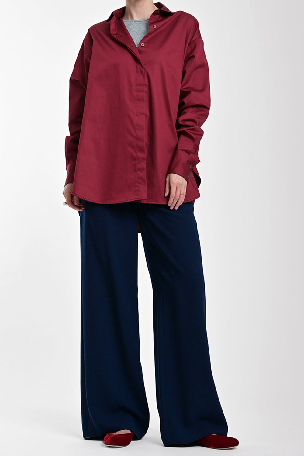 Carmon 801 Blouse - wine