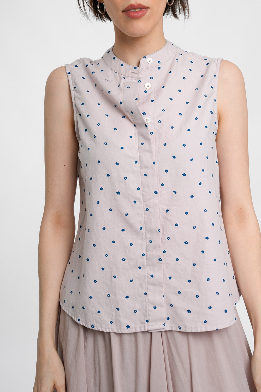 Cathy 1090 Blouse - flowers powder