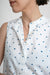 Cathy 1090 Blouse - flowers white
