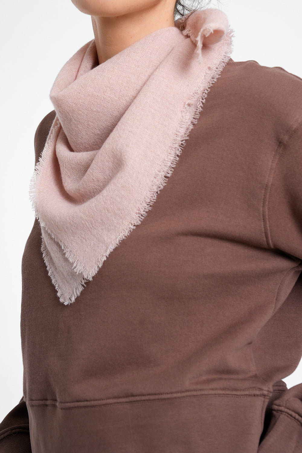 Cara Wool Scarf - powder