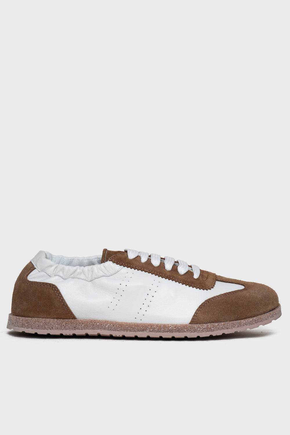 Alba Cr Gu Shoe - cognac white