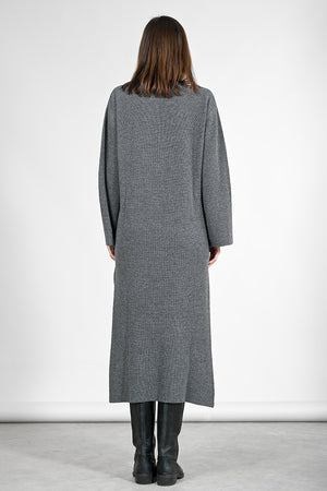 Alessia Wool Dress - dark grey