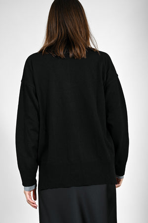 Anada Wool Cardigan - black