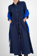 Arumba Poplin Dress - blue