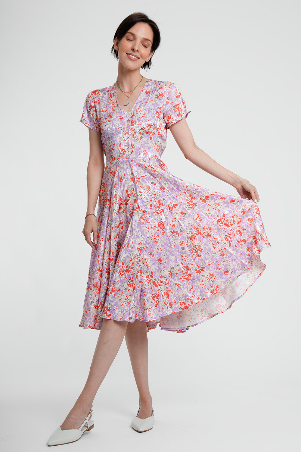 Asimona 1082  Dress - purple red