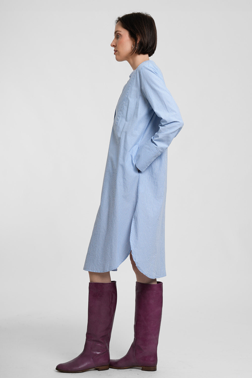 Ayuma Dress - blue stripe