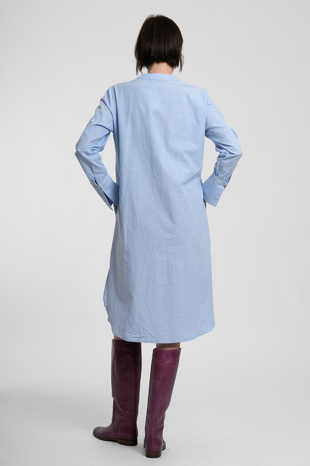 Ayuma Dress - blue stripe