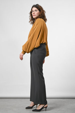 Cerena Silk Blouse - old gold