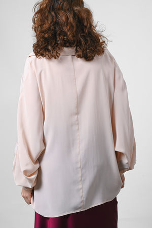 Cerena Silk Blouse - rose