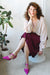 Cerena Silk Blouse - rose