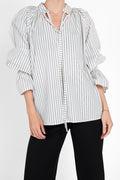 Cerena 394 Blouse - dark brown