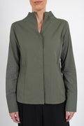 Cilla Poplin Blouse - khaki