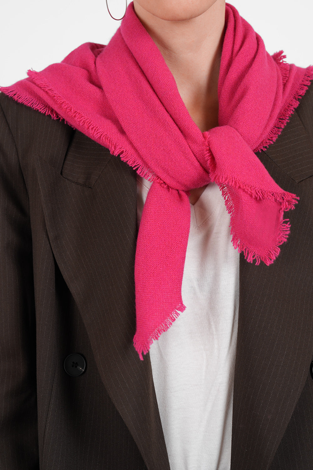 Quelara Wool Stola - taupe