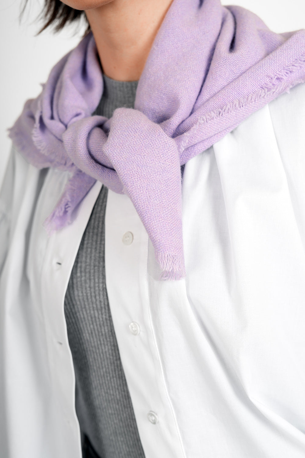 Quelara Wool Stola - taupe