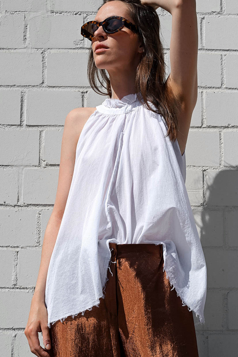 Prego Cora Top in white