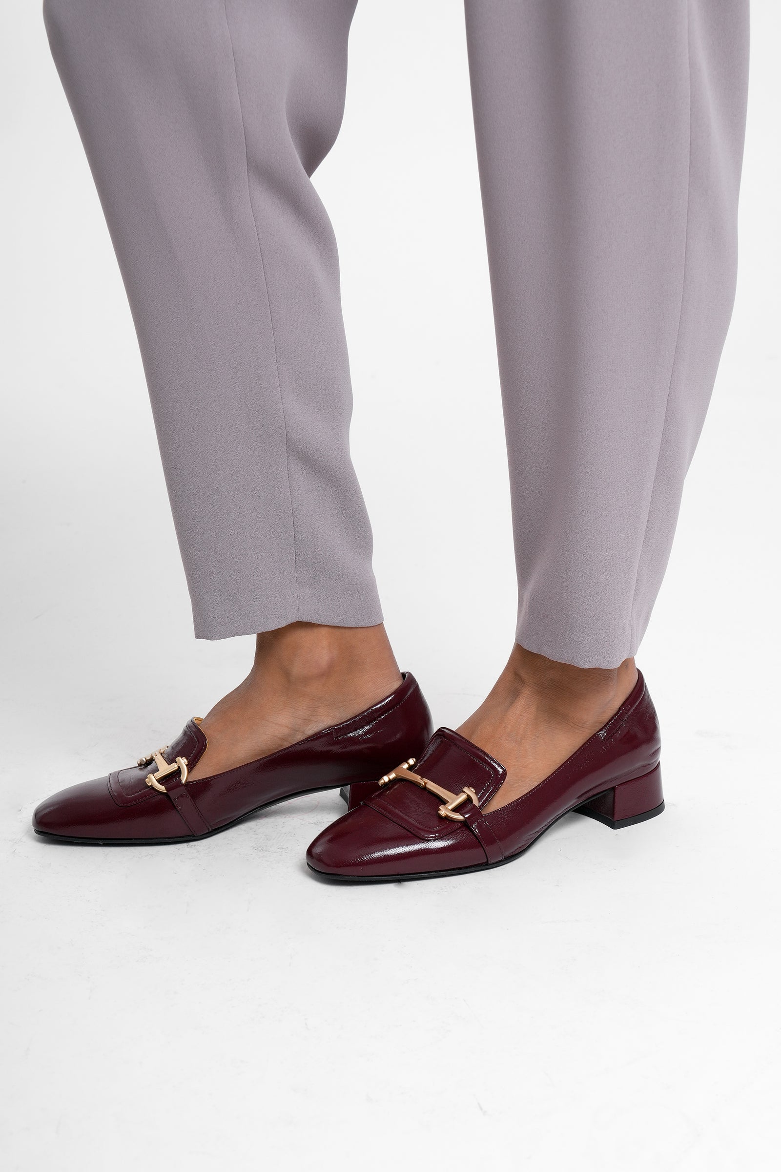 Elona Napl Shoe - burgundy