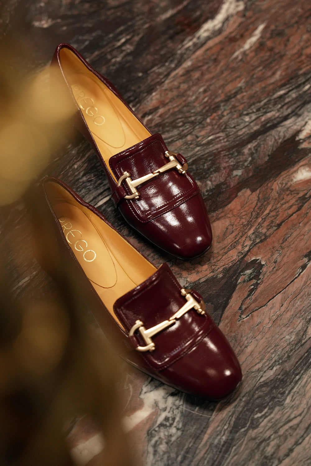 Elona Napl Shoe - burgundy