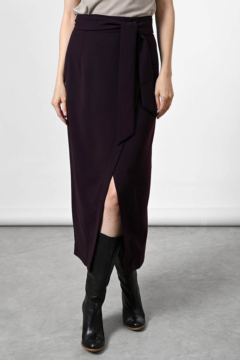 Gotun 033 Skirt - aubergine