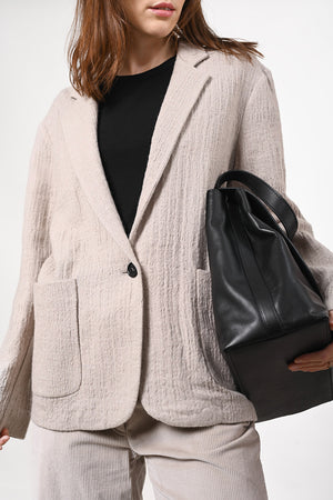 Iberito Wool Jacket - sand