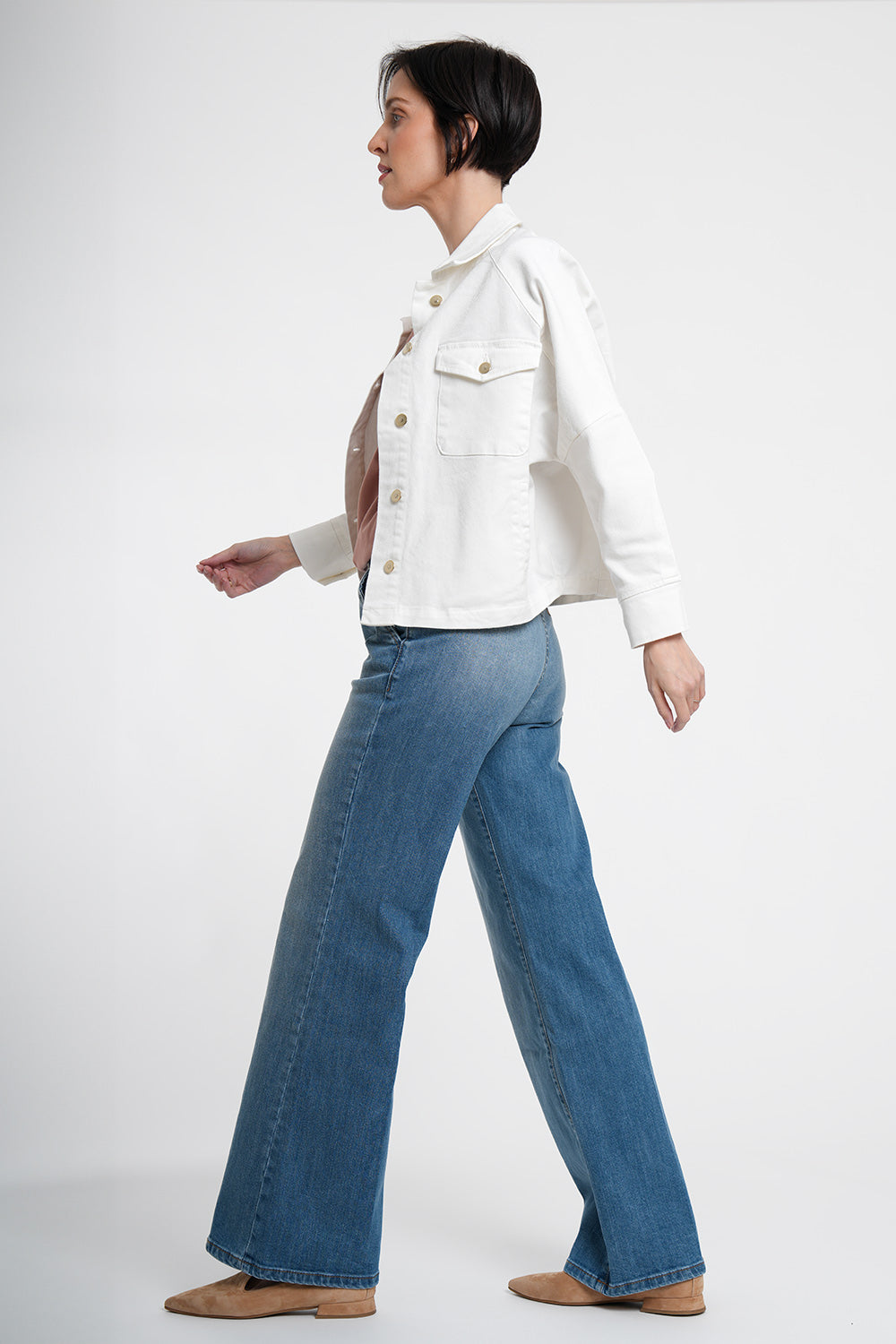 Idris Jacket - white