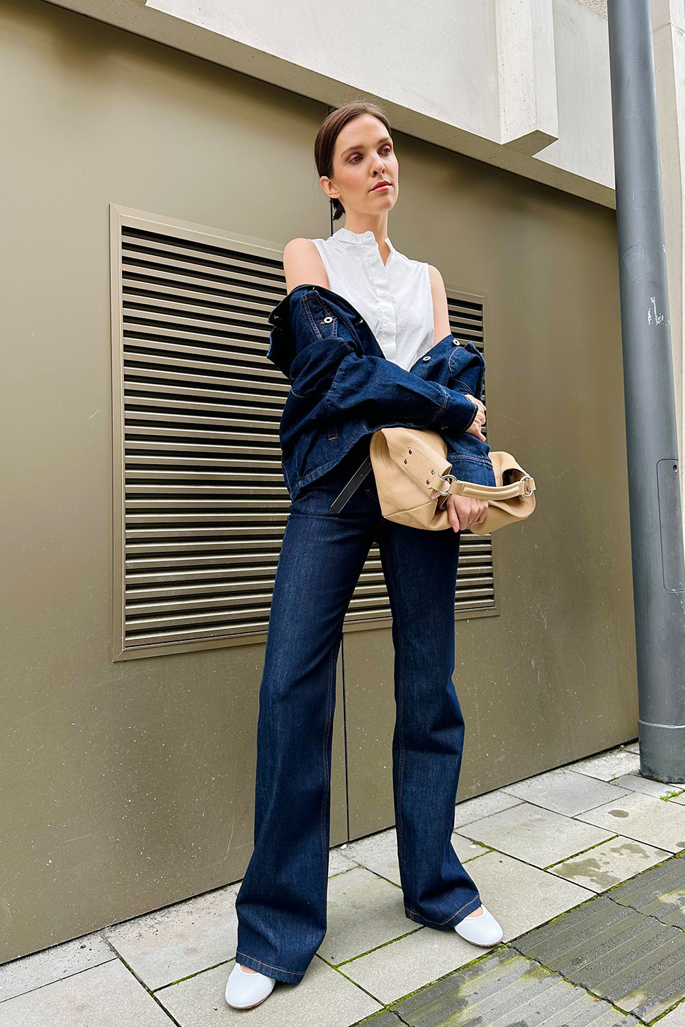 Elisa Vit Bag - eggshell