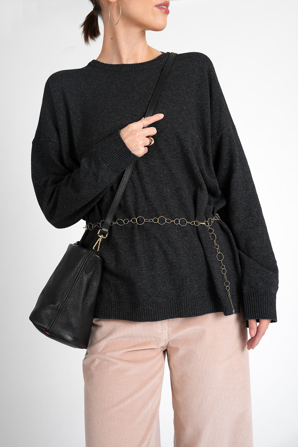 Momo Pullover - dark grey