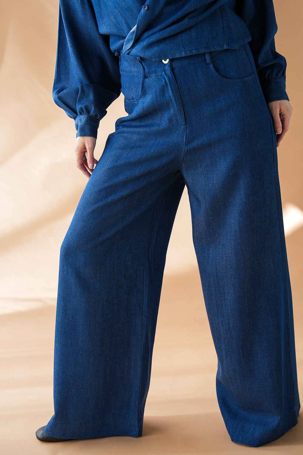 Paolo Tencel Pants - denim blue