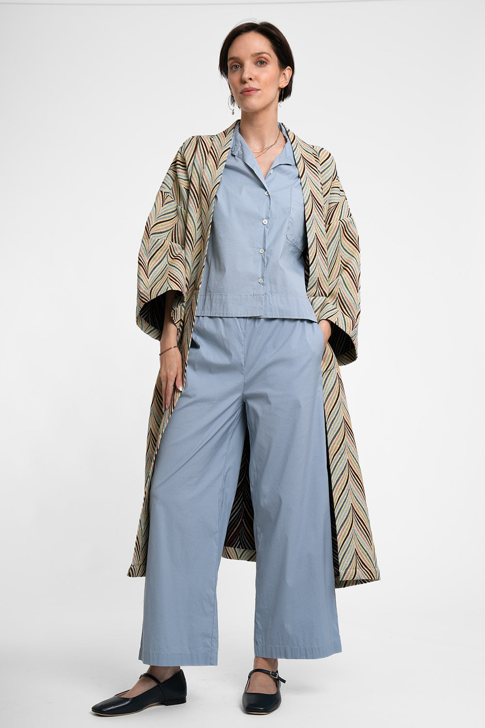Pierre 801 Pants - dusty blue