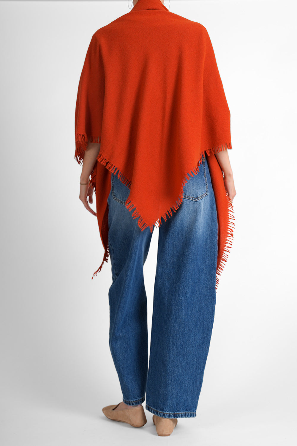 Quelara Wool Stola - tangerine