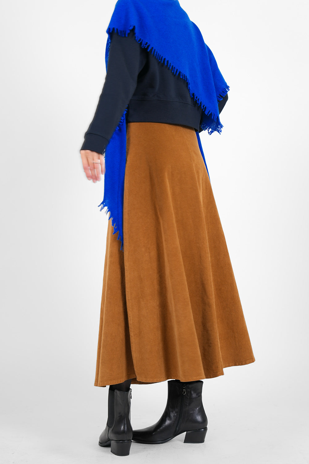Quelara Wool Stola - iris