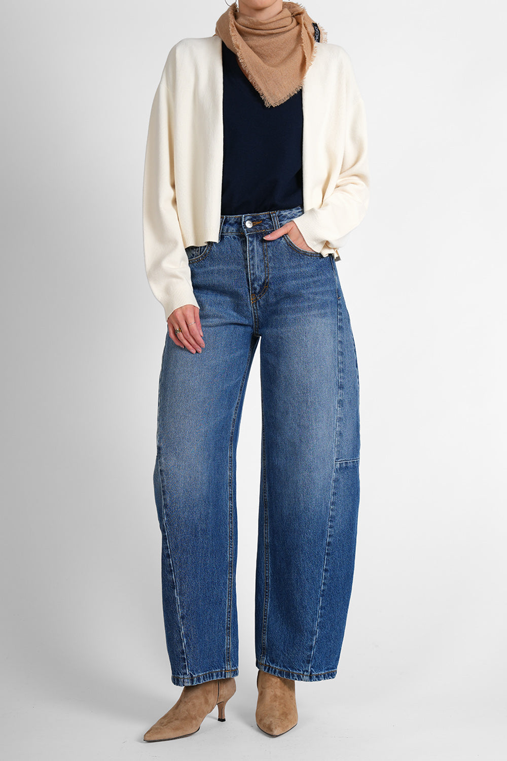 Tali Organic Cotton Shirt - dark blue