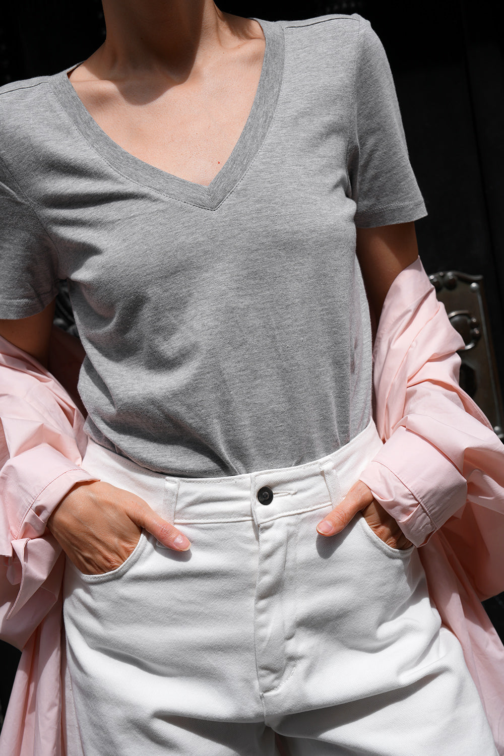 Tali Organic Cotton Shirt - grey