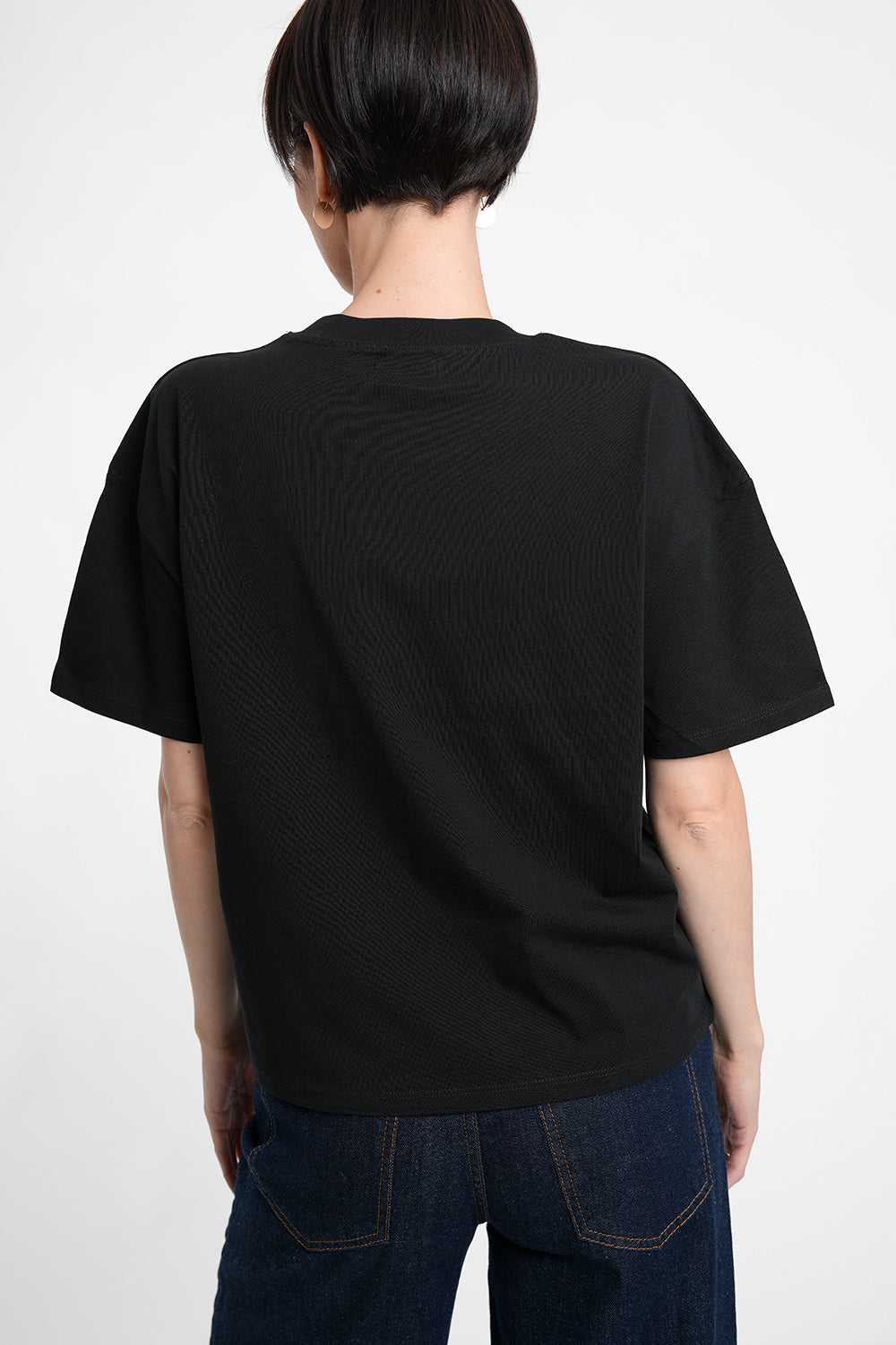 Tessa Organic Cotton Shirt - black