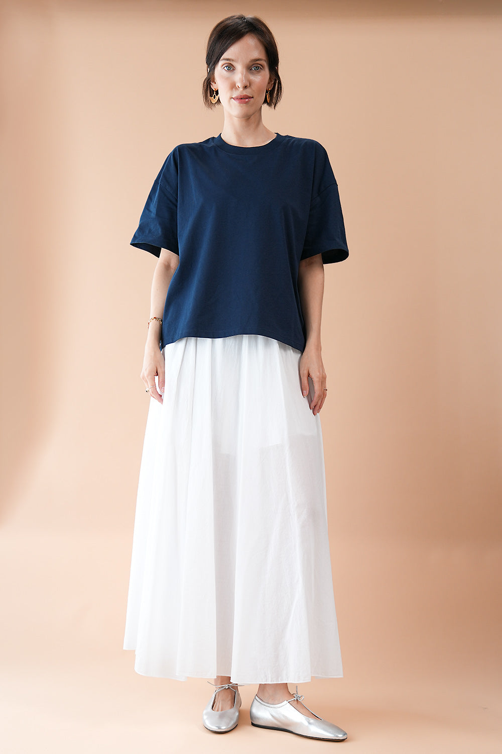 Tessa Organic Cotton Shirt - dark blue