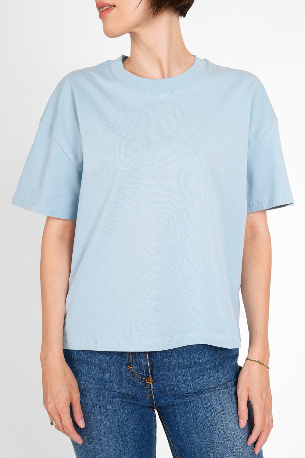 Tessa Organic Cotton Shirt - baby blue