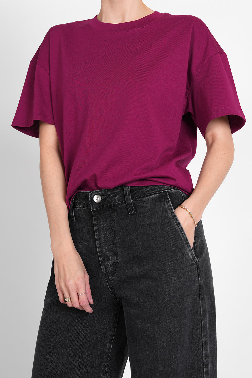 Tessa Organic Cotton Shirt - black