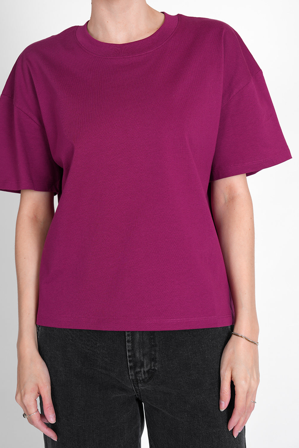 Tessa Organic Cotton Shirt - berry
