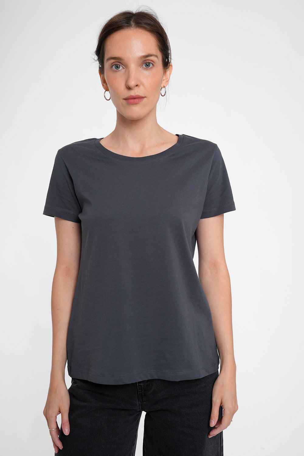 Tipra Organic Cotton Shirt - dark grey