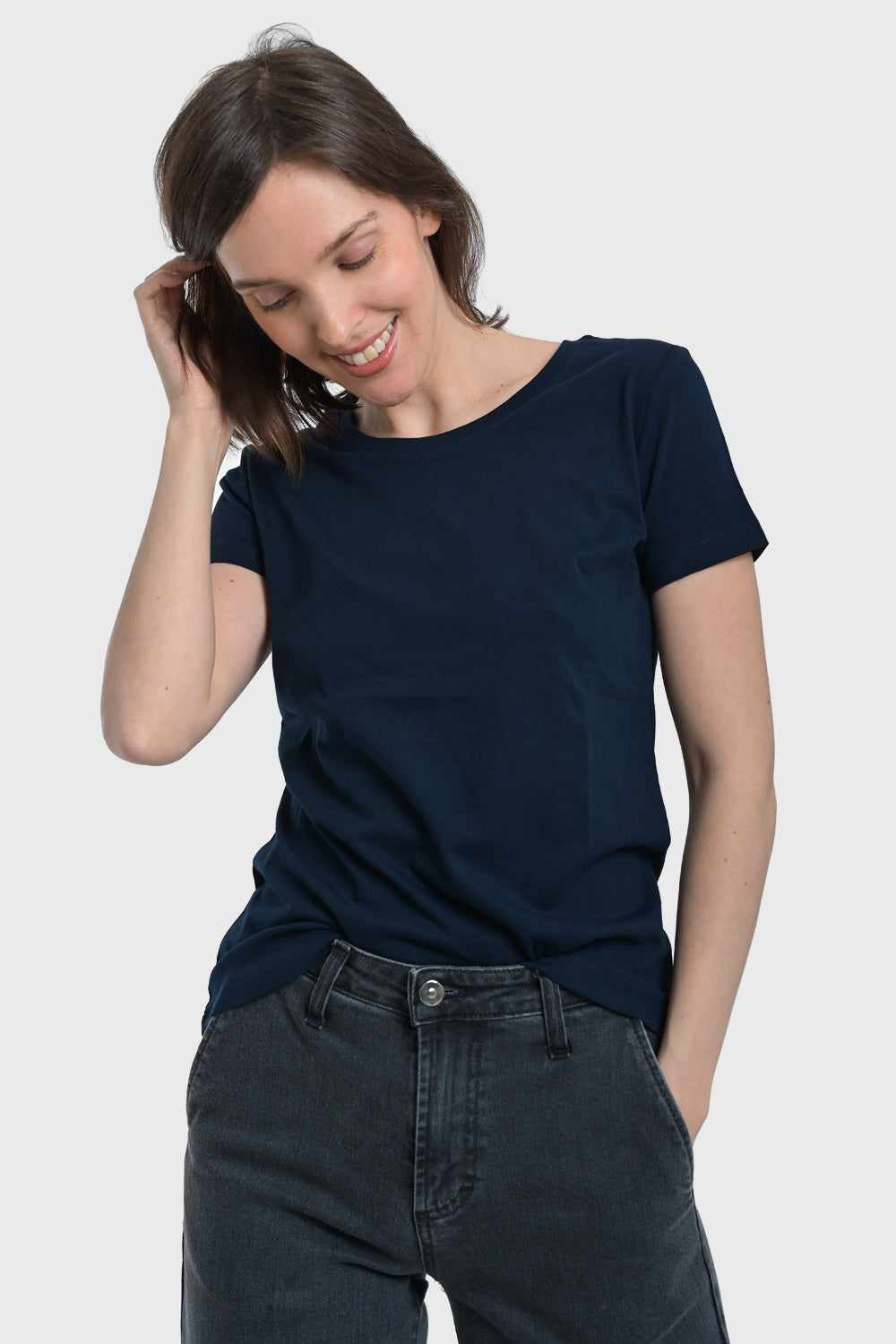 Tipra Organic Cotton Shirt - dark blue