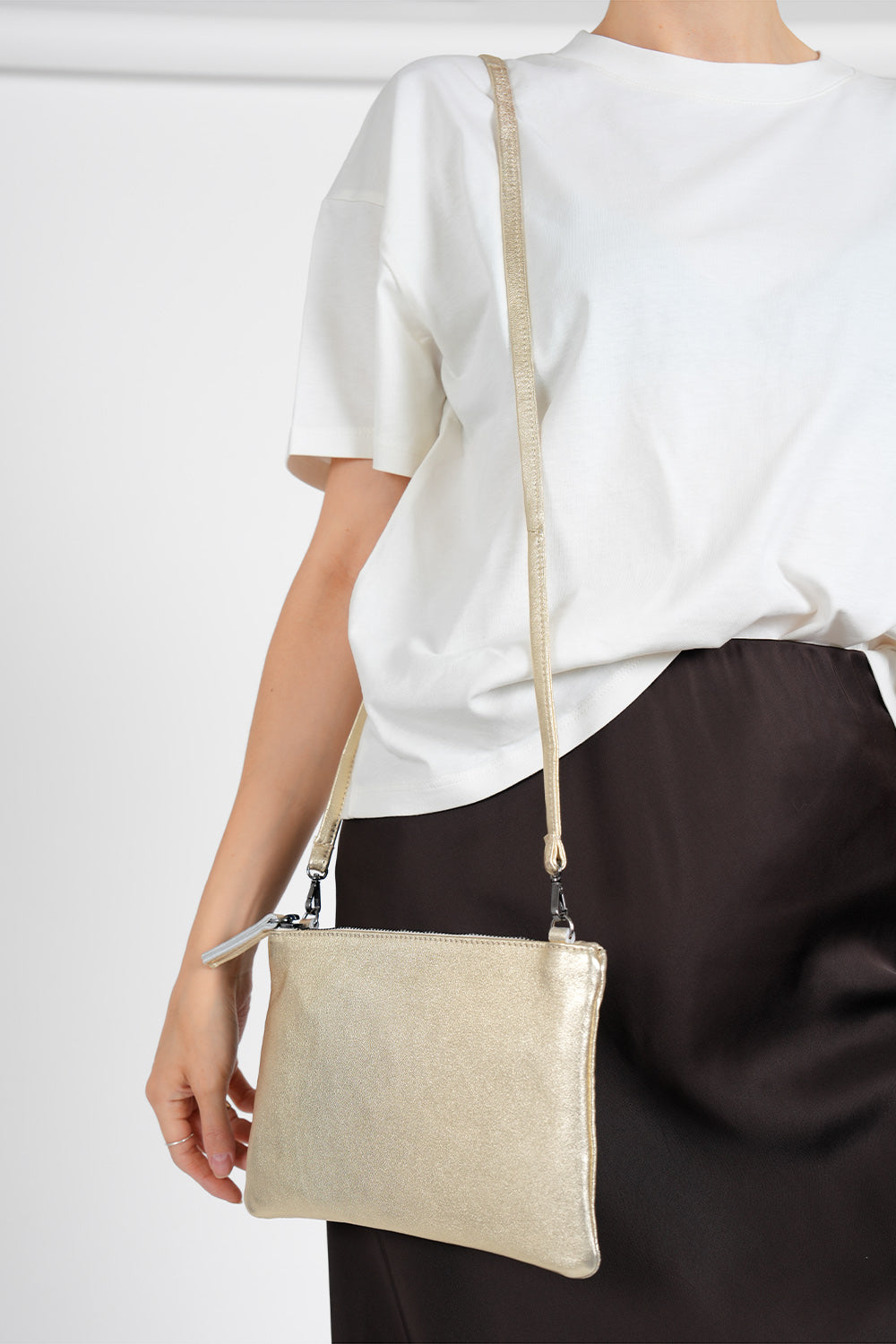 Tosca Single Lam Bag - platin