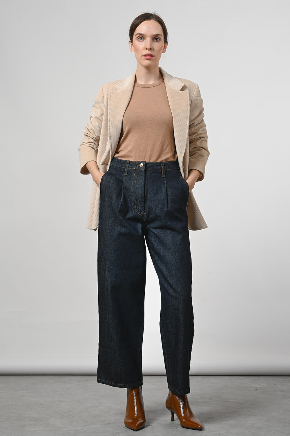 Trine Merino Wool Shirt - camel
