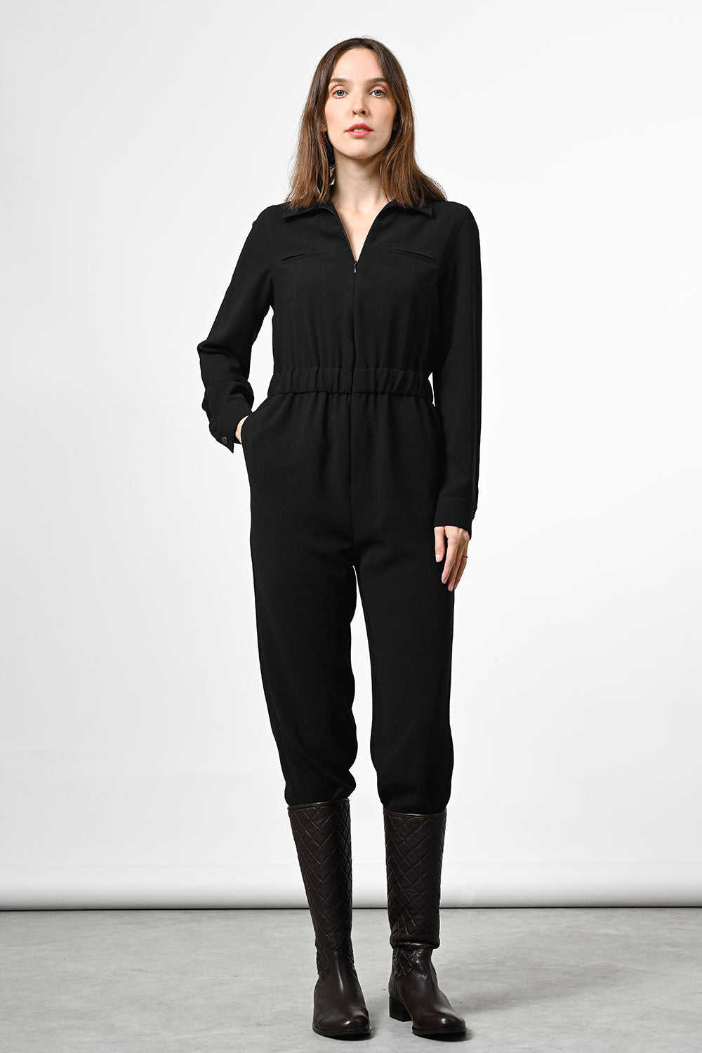 Truva Jumpsuit - nero