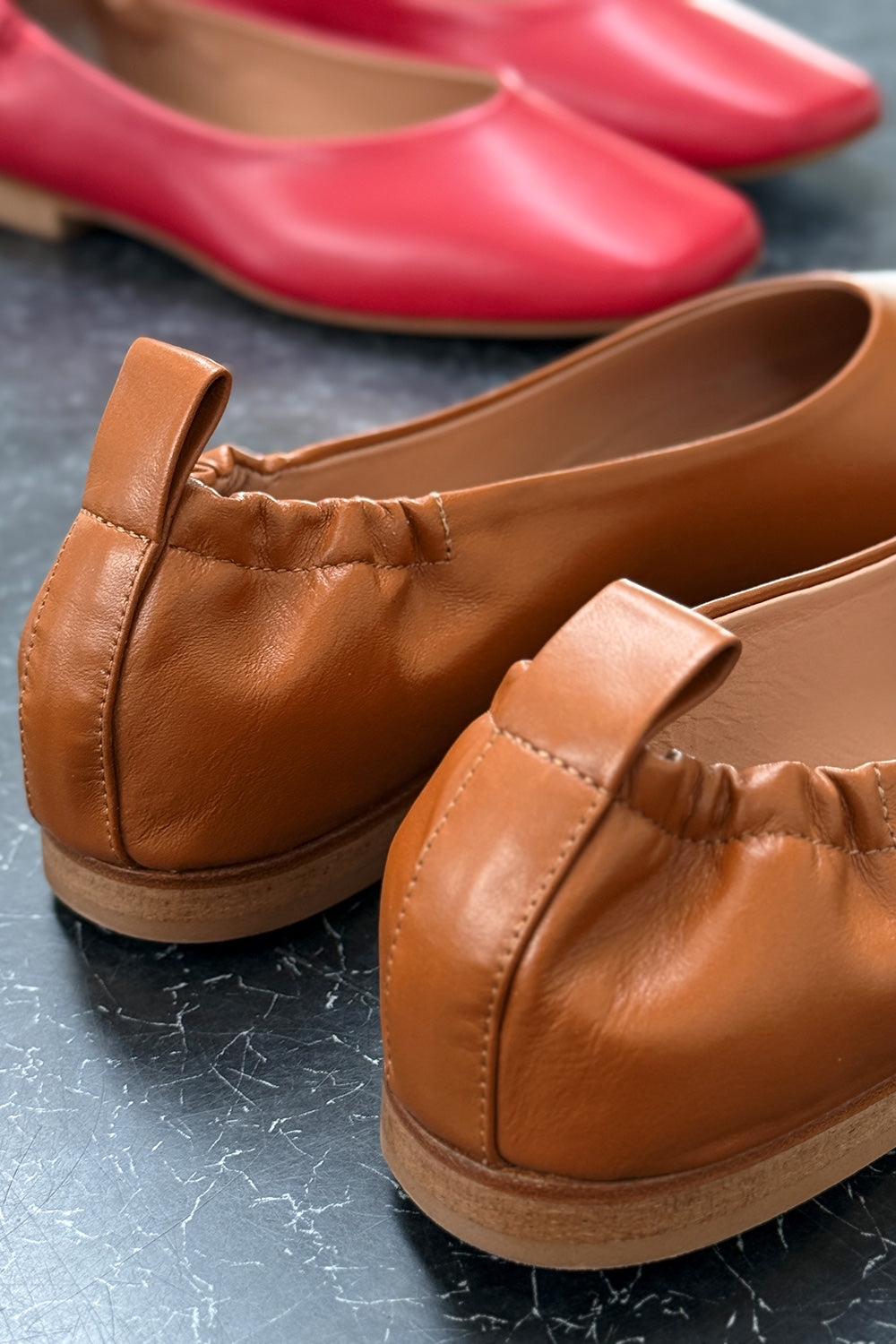 Zahra Nap Shoe - caramel