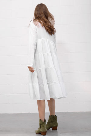 Alanta Dress - bianco