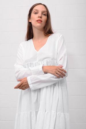 Alanta Dress - bianco