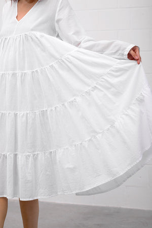 Alanta Dress - bianco