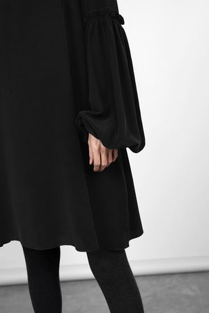 Amili Silk Dress - nero