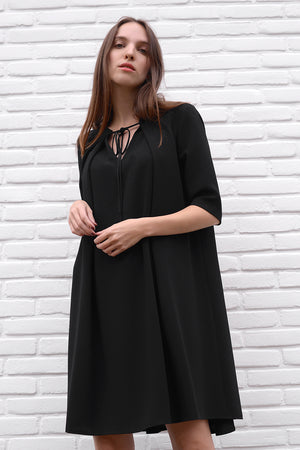 Aruni Dress - nero - PREGO - made with love - Damenmode 