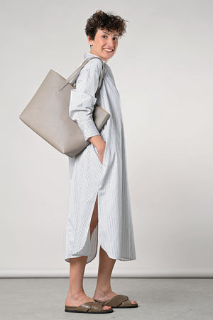 Asophie Dress - white stripe